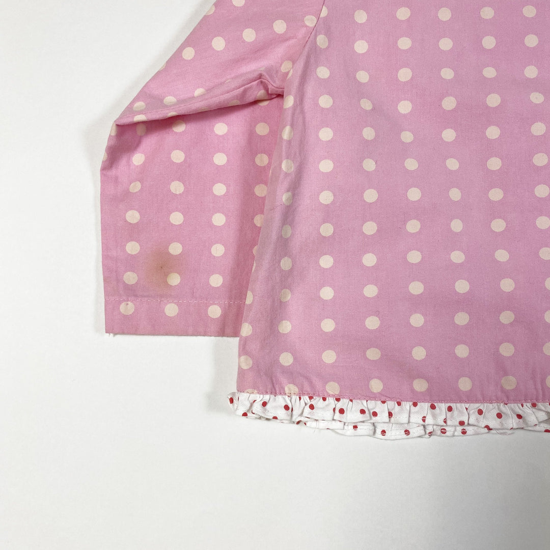 Turquaz pink polka dot pyjama set 9-12M