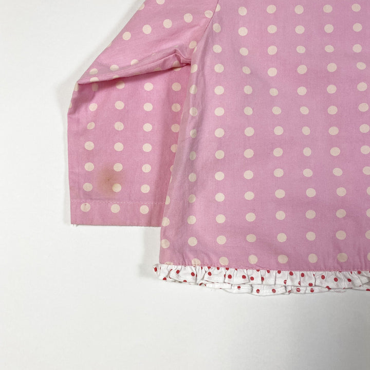 Turquaz pink polka dot pyjama set 9-12M