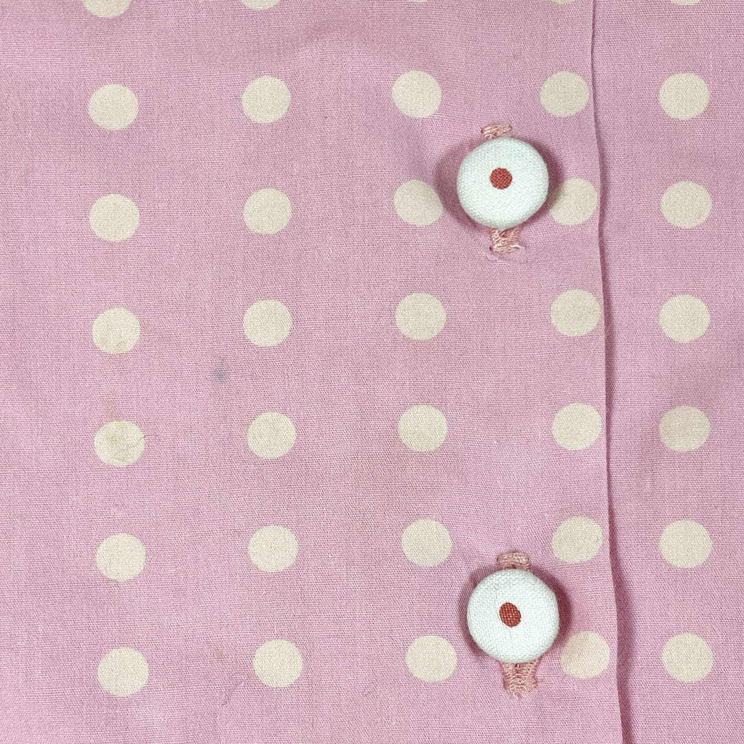 Turquaz pink polka dot pyjama set 9-12M