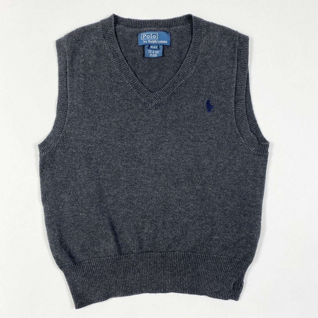 Ralph Lauren knitted cotton vest 3Y
