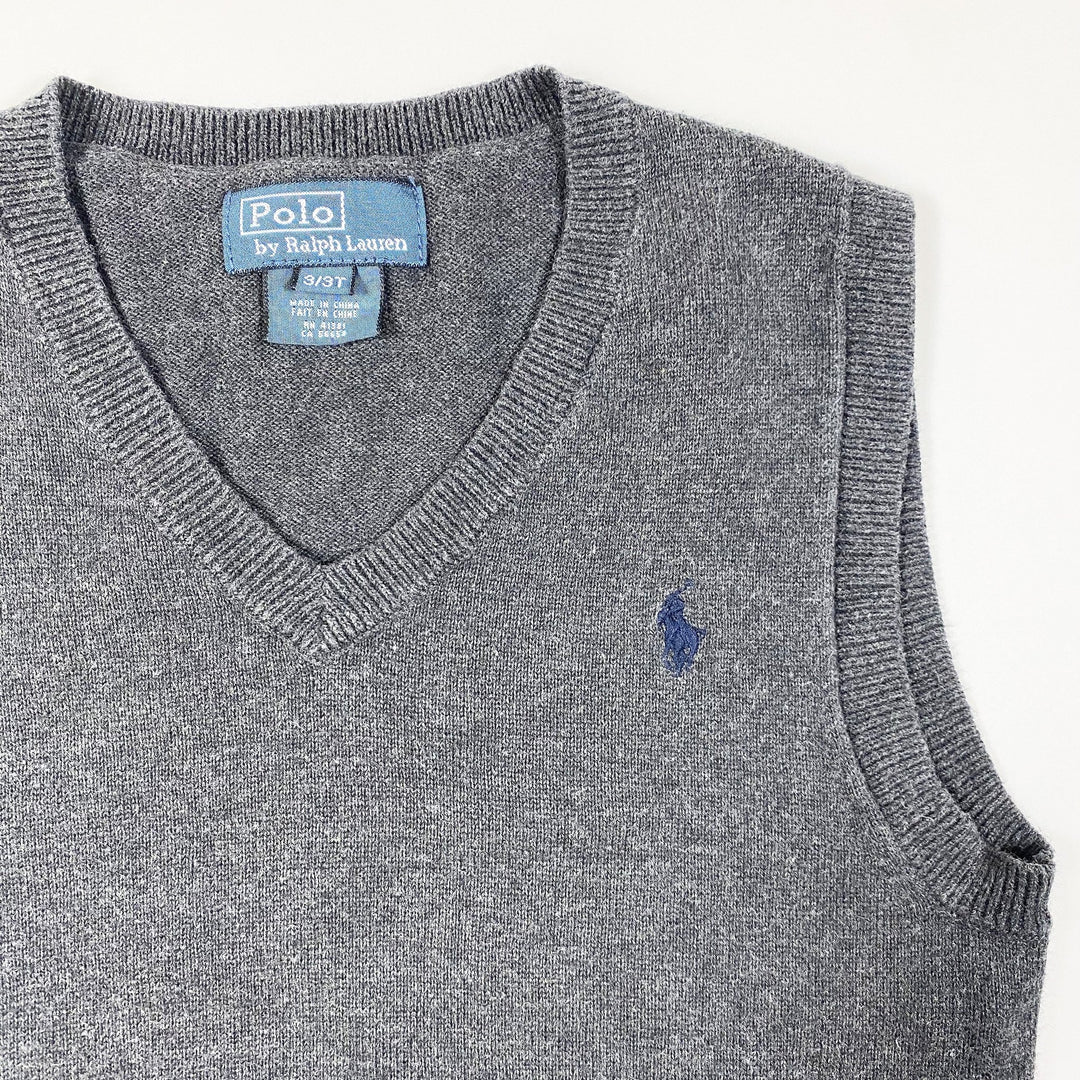 Ralph Lauren knitted cotton vest 3Y