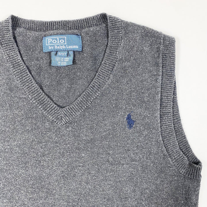 Ralph Lauren knitted cotton vest 3Y
