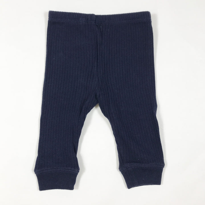 Ralph Lauren navy ribbed leggings 6M