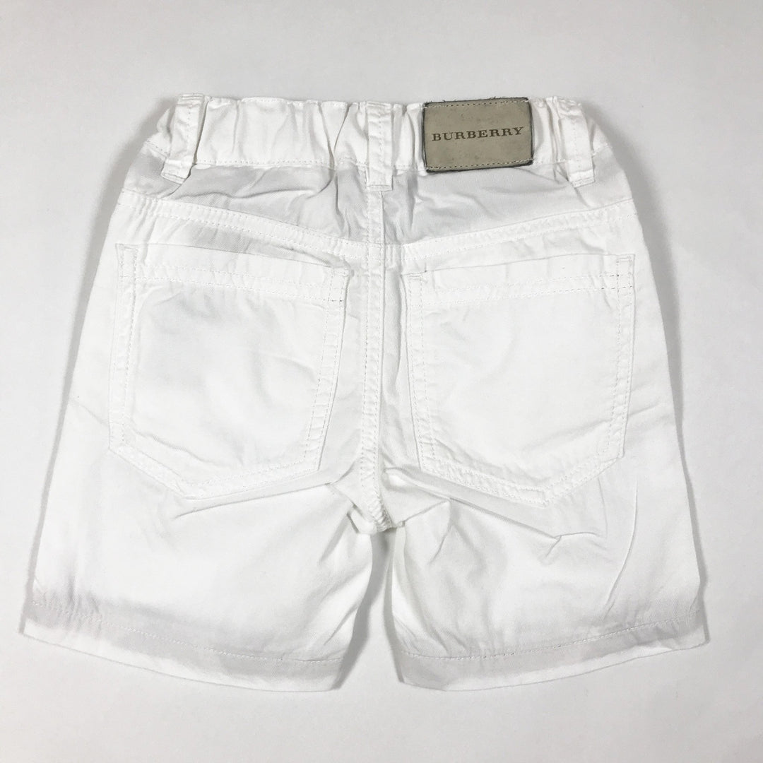 Burberry weisse Chino-Shorts 18M/86