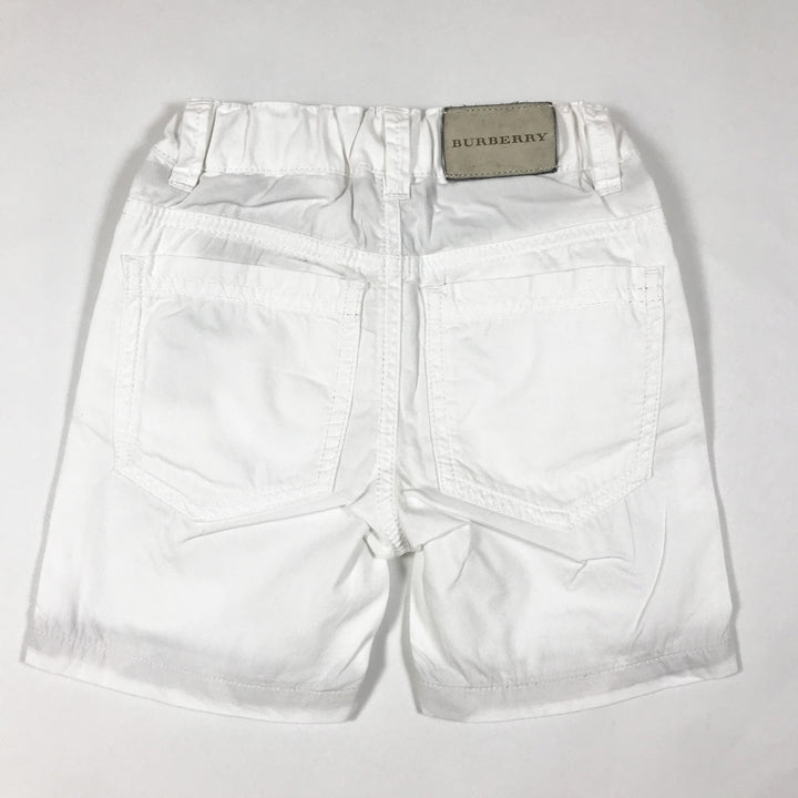 Burberry weisse Chino-Shorts 18M/86