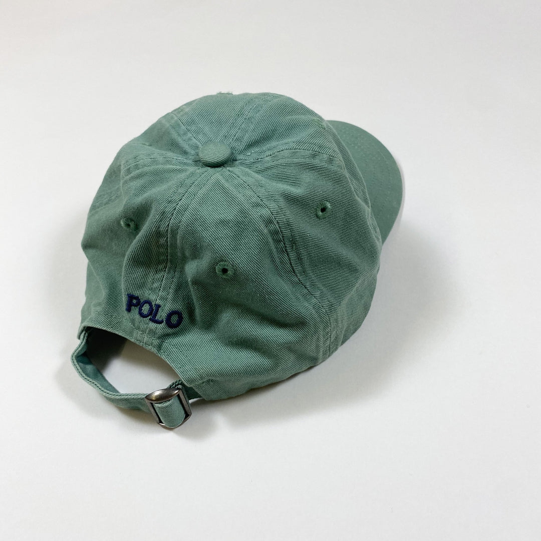 Ralph Lauren sun-bleached adjustable green cap 2-4Y