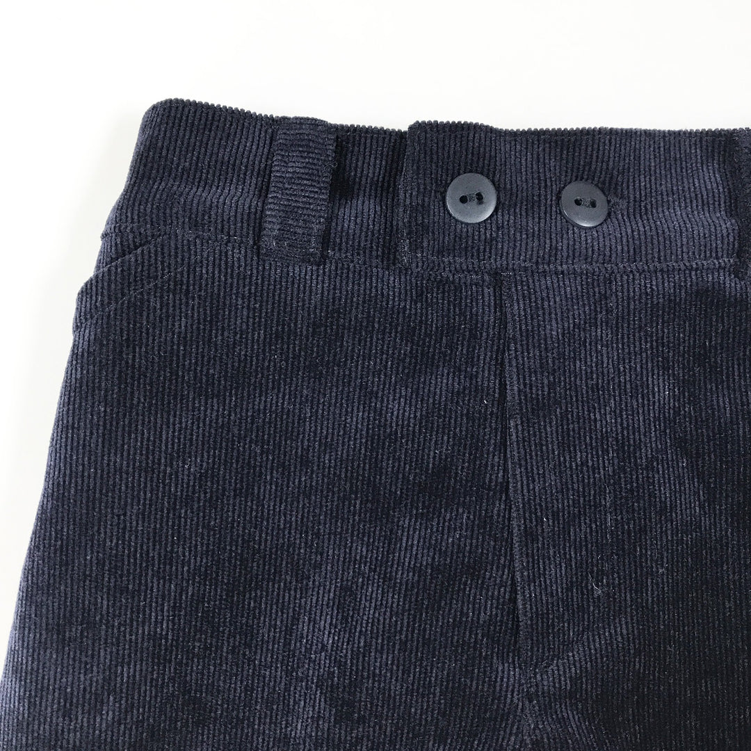 Sardon marineblaue Cord-Shorts mit elastischer Taille 3M
