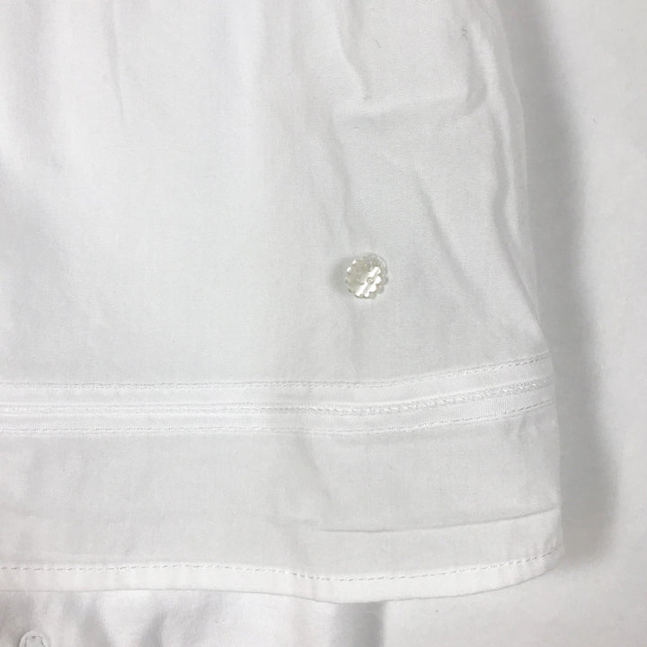 Patachou white one-piece with embroidered collar 3M/62