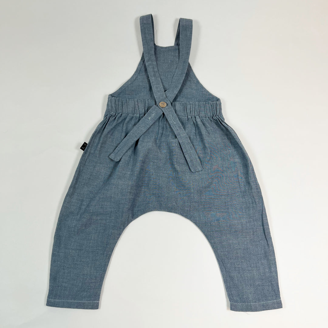 Monkind blaue Latzhosen 6-12M