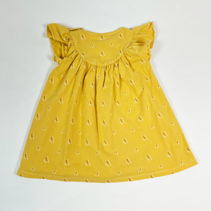 Müsli by Green Cotton gelbes Sommerkleid 12-18M/80cm