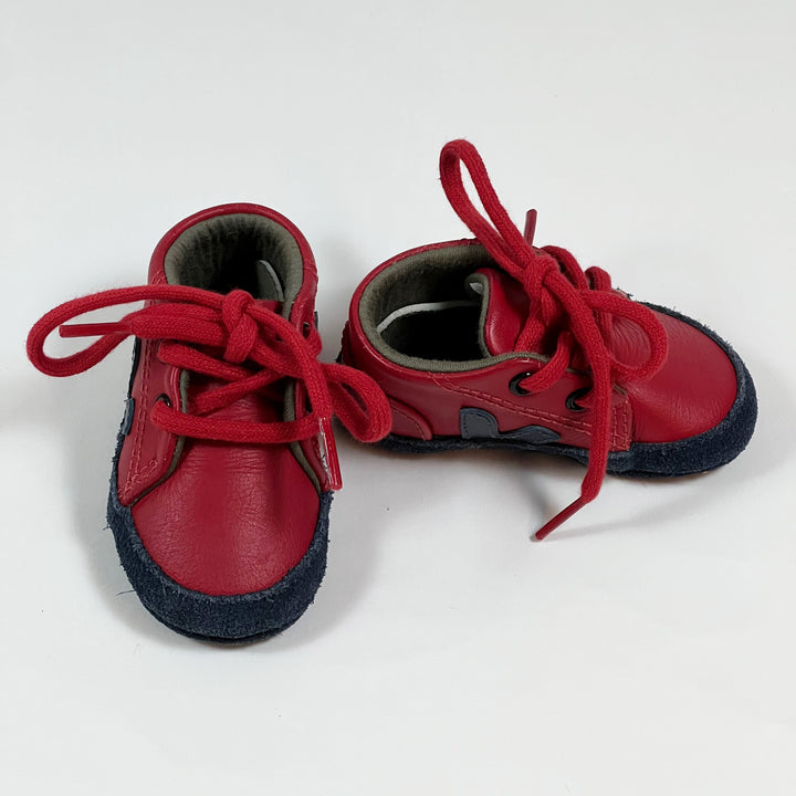 VEJA red/navy leather baby shoes 17-18