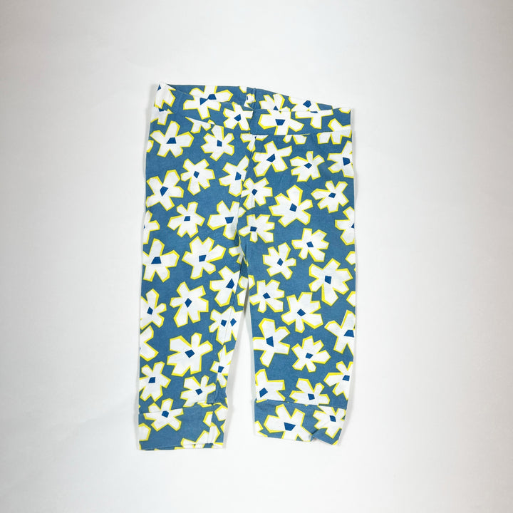 Stella McCartney Kids blaue geblümte Leggings 9M