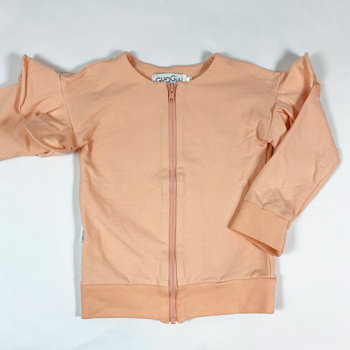 Gugguu peach sweat cardigan 116