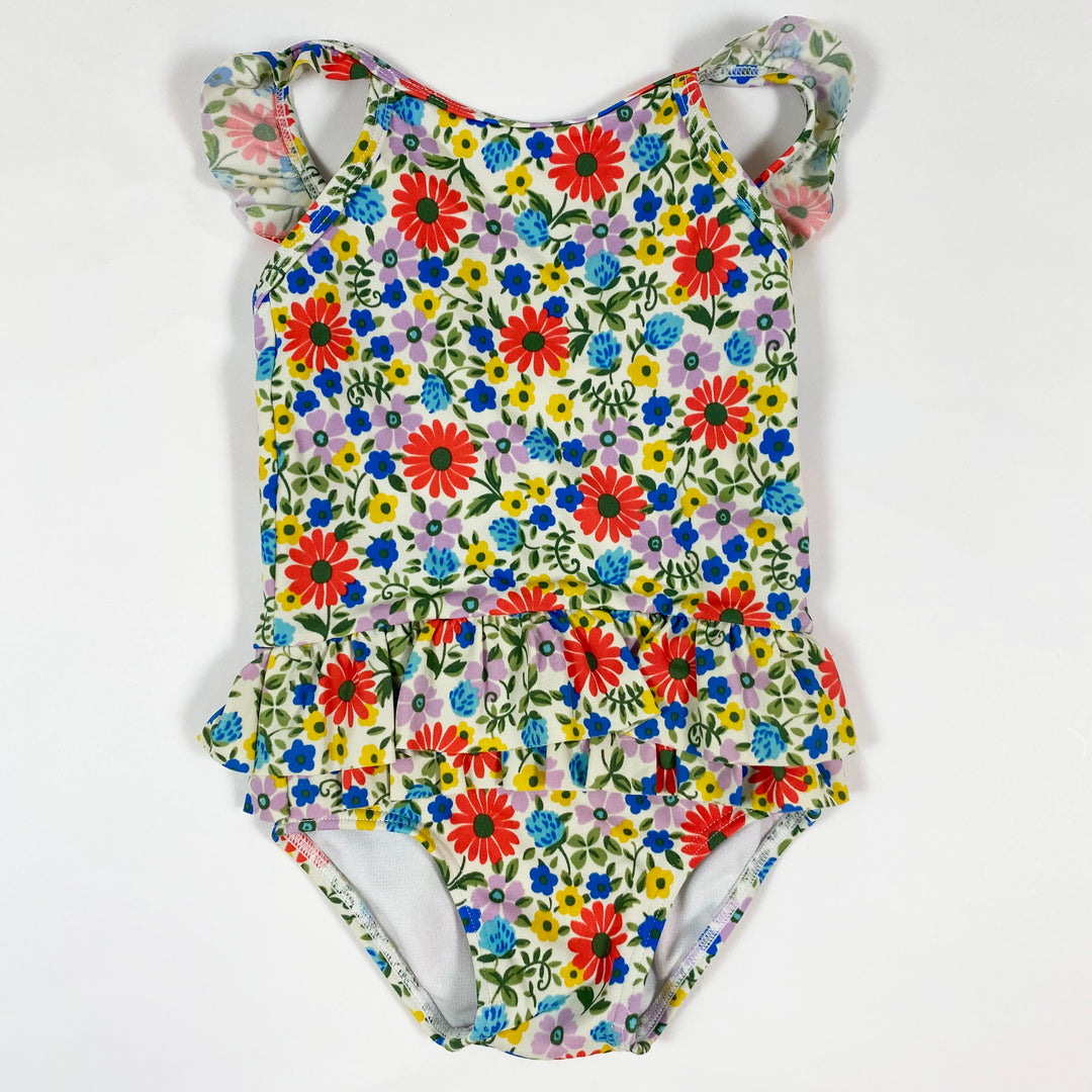 Mini Boden floral swimsuit 6-12M/80